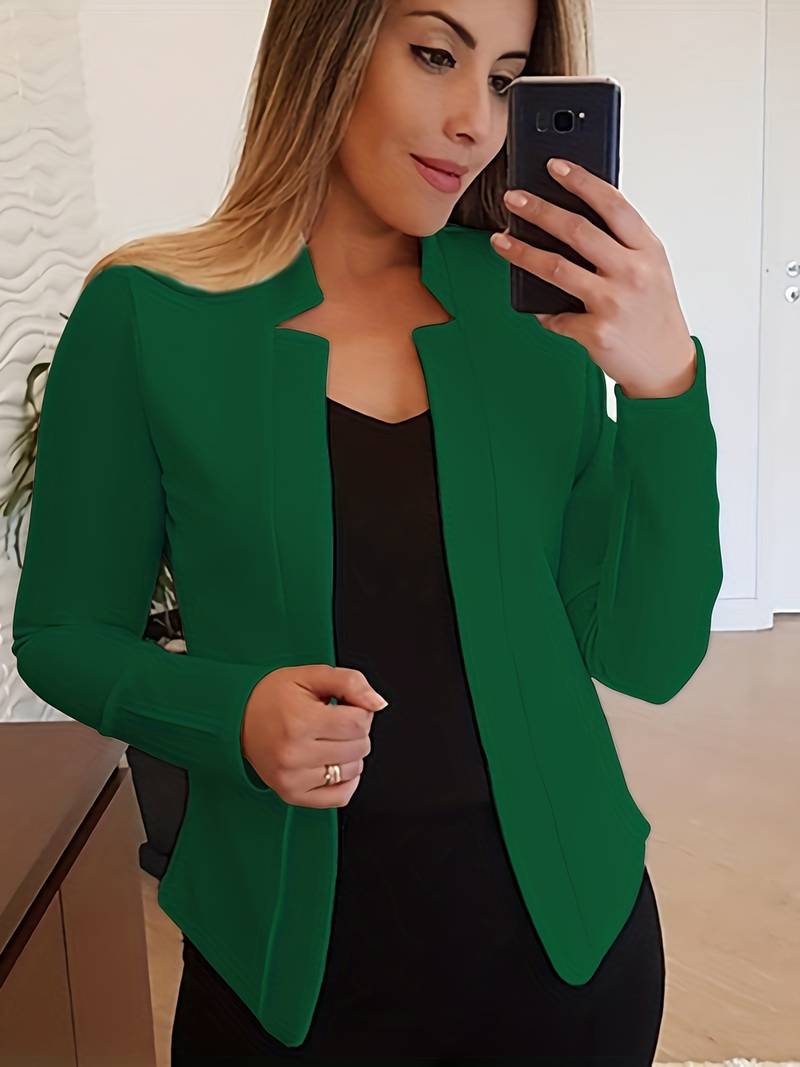 Chloe - Smart Casual Figursyet Åben Blazer til Dame | Ideel til afslappede dage