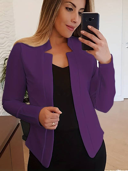 Chloe - Smart Casual Figursyet Åben Blazer til Dame | Ideel til afslappede dage