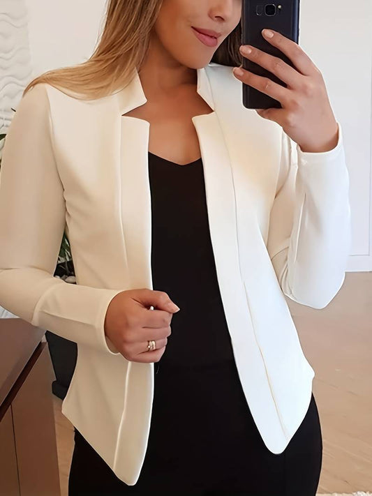 Chloe - Smart Casual Figursyet Åben Blazer til Dame | Ideel til afslappede dage